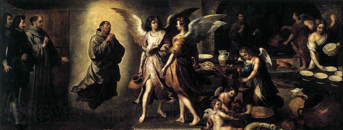 Bartolome Esteban Murillo Angels Kitchen